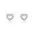 Brinco Coração Gravejado - Imagem 3