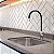 TORNEIRA COZINHA MESA GALIFLEX PRETO E CROMADO - Imagem 3