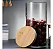 POTE HERMÉTICO VIDRO C/ TAMPA DE BAMBU 750 ML 8,5X12CM - Imagem 2