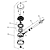 CHUVEIRO TECHNOSHOWER DOCOLCHROMA DN15 1/2" GRAFITE POLIDO DOCOL - Imagem 3