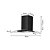 COIFA FRANKE BLACK GLASS CLASSIC PAREDE PRETA 90CM 220V - Imagem 5