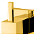 CABIDE SIMPLES FLORENCA GOLD PEVILON - Imagem 2