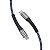 Geonav Cabo USB-C (tipo C) para USB-C (tipo C), revestimento interno ultra resistente Kevlar, 2 metros, nylon trançado, UCC05K, Azul e Cinza - Imagem 2