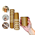 200un Copo Papel Biodegradável Térmico Café 140ml Kraft - Imagem 1