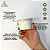 Pote Papel Biodegradável 80ml com tampa Reta 100un - Imagem 3