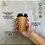 Copo Papel Descartável Kraft 180ml Café C/Tampa Buck 100un - Imagem 2