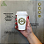 Copo Papel Bio Personalizado Branco 180ml Café C/Tampa Buck 100un - Imagem 3