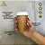 Copo Papel Bio Personalizado Kraft 180ml Café C/Tampa Buck 100un - Imagem 2