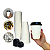 Copo Papel Descartável Branco C/ Tampa Buck 240ml Café 100un - Imagem 1