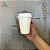 Copo Papel Descartável Branco C/ Tampa Buck 240ml Café 100un - Imagem 4