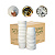Pote Papel Branco 80ml Para Molhos Temperos Delivery Caixa 2000un - Imagem 1