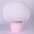 Luminária Cogumelo Rosa - Imagem 1