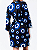 Vestido Indiano Blusão Bata Boho Túnica Olho Grego Chalaróste MI100010 - Imagem 3