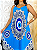 Vestido Trapézio Indiano Alça Ajustável com Bolso Chalaróste MI100017 - Imagem 4