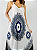 Vestido Trapézio Indiano Alça Ajustável com Bolso Chalaróste MI100019 - Imagem 2