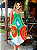Vestido Trapézio Indiano Alça Ajustável com Bolso Chalaróste MI100023 - Imagem 5