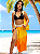 Canga De Praia Blogueira Com Bolsa Saída De Praia MP100007 - Imagem 3