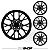 Jogo De Rodas Tsw Sebring Aro 20" Tala 8,5"  Ford Maverick 2022 - Imagem 2