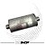 Abafador Bts Inox 430 Escovado Oval 300mm X 2.0" - Imagem 1