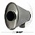 Abafador BTS Performance Em Aço Inox 430 Escovado Oval 500mm 3,0" Pol 1 Entrada e 2 Saídas - Imagem 2