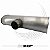 Abafador BTS Performance Em Aço Inox 430 Escovado Oval 500mm 3,0" Pol 1 Entrada e 2 Saídas - Imagem 5