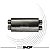 Abafador Bts Inox 430 Oval 400mm X 2.1/2" (2e-2s) - Imagem 1