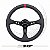 Volante Lotse DAK-CV Couro Preto Tarja Vermelha 350mm - Imagem 1