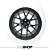 Jogo De Rodas Apex Ec-7 Aro 18"  Tala 10" E 11" Mustang 2005-2023 - Imagem 2