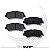 PASTILHA DE FREIO TRASEIRA HAWK HP PLUS FORD MUSTANG 18-23 (PISTA) - Imagem 1