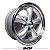 Roda Kromma KR1470 Aro 17x8 Furação 5x108 prata com borda diamantada (Jogo com 4 Rodas) - Imagem 1