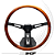 Volante Clássico Hemi Wood Lotse Haste Preta/Prata - Imagem 2