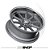 Jogo de Rodas American Racing Draft Vintage Aro 18X10 - 18X8 Ford Maverick - Imagem 4