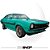 Jogo de Rodas American Racing Draft Vintage Aro 18X10 - 18X8 Ford Maverick - Imagem 6
