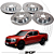 Jogo de Discos Slotados e Perfurados Ford Maverick 2022+ - Imagem 1