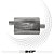 Abafador Inox 409 4 X9  Com Entrada E Saída De 2-1/2  Fosco - Imagem 2
