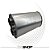 Abafador BTS Oval Inox 430 Escovado 350mm 2,5" 1e e 2s - Imagem 1
