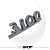 Emblema Lateral Capô 3100 Original GM Chevrolet Boca de Sapo - Imagem 1