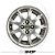 Roda Aro 15 Tala 6 4x108 OffSet 36 Scorro S144 Momo (Jogo) - Imagem 2