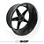 Roda Aro 22 Tala 9 e 10,5 5X114 Offset 38 Foose Designer (Jogo) - Imagem 4