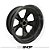 Roda Aro 17 Tala 7 5x100 OffSet 35 Noova NV15 Foose Dodge(Jogo) - Imagem 3