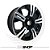 Roda Aro 15 Tala 6 4x100 BRW 1270 VW UP Gol Celta Uno (Jogo) - Imagem 1