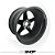 Roda Aro 18 Tala Diant 10 e Tras 12 5x114 Rota Wheels P45 (Jogo) - Imagem 3