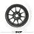 Rodas Aro 17 Tala 8 5x100 Offset 45 Lenso (Jogo) - Imagem 2