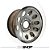 Roda Aro 15 Tala 7 De Ferro Original Ford F1000 93-98 - Imagem 1
