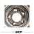 Roda Aro 15 Tala 4 5x114 Estepe de Ferro Orignial Ford Prata - Imagem 3