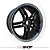 Roda Aro 20 Tala 9 OffSet35 5x114 Preto Borda Cromada (Jogo) - Imagem 1