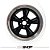 Roda Aro 17 Tala 9 5x114 Offset24 Kromma KR1460 Preto - Imagem 2