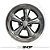 Roda Aro 17 Tala 8 5x114 Offset24 Kromma KR1460 Prata - Imagem 2