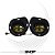 Farol de Milha da Grade Amarelo Ford Mustang 21-23 Mach 1(Kit) - Imagem 1