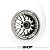 Roda Aro 18 Tala 12 Esportiva Corrida BBS LM Original Prata (Jogo) - Imagem 3